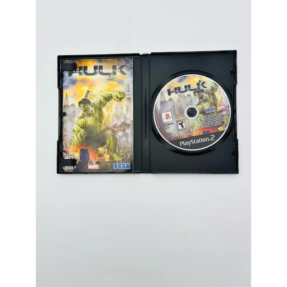 The Incredible Hulk PS2 (Sony Playstation 2, 2008) - CIB Complete Tested Works